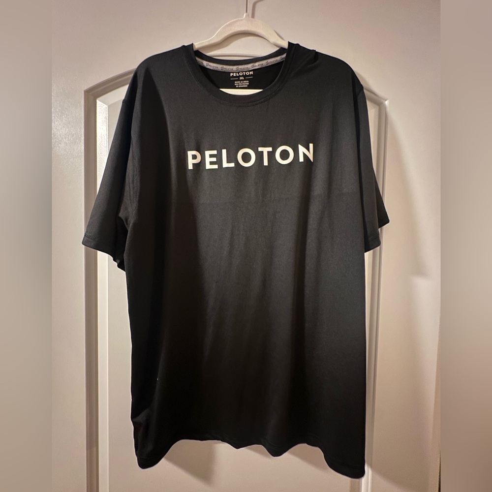 Peloton Black Crew Neck Century Tee 2XL